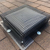 roof vent cover installed over existing plastic roof vent